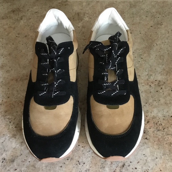 NEW Unisex Madewell Kickoff Suede Leather Trainer Sneakers - Picture 4 of 16
